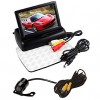 4.3" Foldable LCD Display Monitor Kit+Car Rear View HD Camera