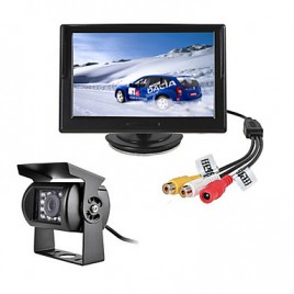 5 Inch HD Monitor +BUS 170°HD Car Rear View Camera Waterproof Camera Cable length 6M, 10M, 16M, 20M,