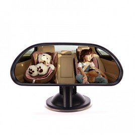 Baby Car Mirror Back Seat Rear-facing Infant In Sight Adjustable Car Baby Rear View Mirror with Suction Cup