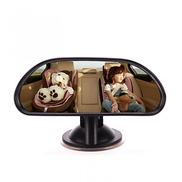 Baby Car Mirror Back Seat Rear-facing Infant In Sight Adjustable Car Baby Rear View Mirror with Suction Cup