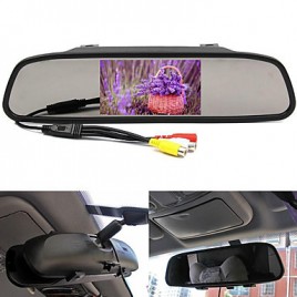 4.3" TFT LCD Monitor Car Rearview Wireles 170° Backup Reverse Camera Kit Night Vision