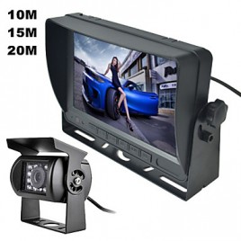 7"Color TFT LCD Screen Car Rear View Backup Parking Mirror Monitor + Night Vision Camera Car Security Tool Kit