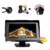 4.3" LCD Color Display Monitor+360° Front/Sides/Rear Reverse Parking HD Camera