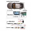 4.3" HD TFT LCD Rearview Mirror Monitor +Car Reverse Night vision wireles Camera
