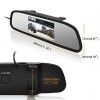 4.3" Car Rearview Mirror LCD Display Monitor+170° Wide Angle Reverse Parking Camera