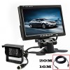 7 Inch HD Monitor +BUS 170°HD Car Rear View Camera Waterproof Camera Cable length 10M, 16M, 20M,