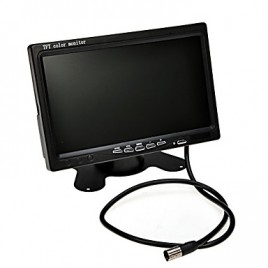 Utility 7" Color TFT LCD Screen Car Rear View Backup Parking Mirror Monitor + Night Vision Camera Car Security Tool Kit