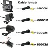 7 Inch 4 in 1 HD Monitor +BUS 170°HD Car Rear View Camera Waterproof Camera Cable length 6M, 10M, 16M, 20M,